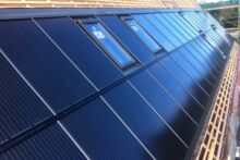 Dachfenster integriert ins Energiedach